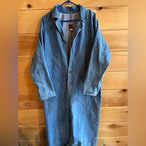 Vintage SUNBELT Denim Duster size M/L